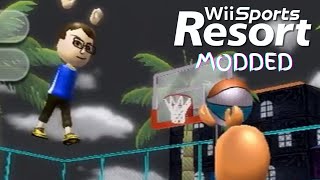 The funniest Wii Sports basketball mod Ive EVER seen [upl. by Llerrahs377]