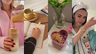 productive morning routines to motivate you ✨ 🎀 tiktok compilation [upl. by Navi]