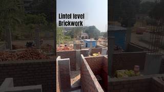 Lintel level brickwork brickwork lintel yt shorts [upl. by Ravens]