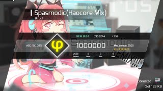 Phigros SpasmodicHaocore Mix SP Lv PhiAll Perfect [upl. by Ennovahs223]