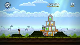 Angry birds Trilogy  100 Mighty Eagle Score  Mighty Hoax Level 41 to 421 [upl. by Nnylyma]