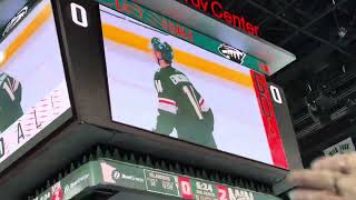 Minnesota Wild goal horn at Xcel Energy Center [upl. by Maguire]