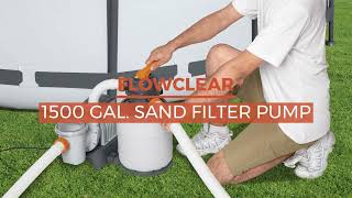 Flowclear 1500 gal Sand Filter Pump [upl. by Amelus]