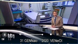 TG1 31 GENNaio 2020  sanità  i due cinesi in Italia colpiti dal coronavirus [upl. by Kayla]