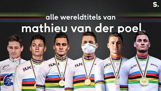 Zes om te zien bekijk de zes wereldtitels veldrijden van Mathieu van der Poel [upl. by Schonthal]