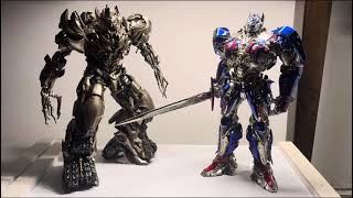 Threezero DLX  Megatron ROTF  Optimus Prime TLK transformers [upl. by Krever]