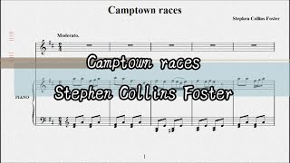 Camptown races 作詞・作曲 スティーブン・フォスター [upl. by Talley]