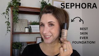 Sephora BEST SKIN EVER Liquid Foundation over 40 skin [upl. by Holman]