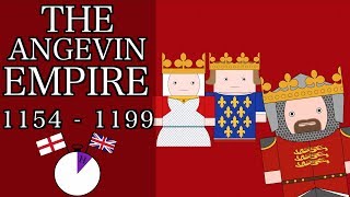 Ten Minute English and British History 10  The Angevin Empire and Richard the Lionheart [upl. by Adnelg]