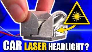 LASER Headlamp for Cars How strong is its laser  Find out how it works and how to power it up [upl. by Gerfen]