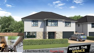 Touring a luxury HOME 😍 5 Bedroom New Build House Tour UK  Mactaggart amp Mickel The Spence Showhome [upl. by Oiraved]