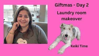 Giftvlogmas Day 2  Advent calendar  Laundry room update glasshouse [upl. by Astera]