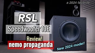 Best Affordable Subwoofer PERIOD RSL Speedwoofer 10E 2024 Model [upl. by Tila]