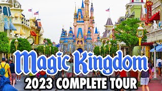 Magic Kingdom 2023  Walkthrough amp Rides at Walt Disney World 4K [upl. by Ikcin]