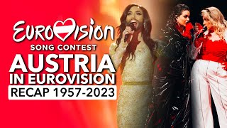 🇦🇹 Austria in Eurovision Song Contest 1957  2023  RECAP Österreich beim Eurovision [upl. by Tamberg]