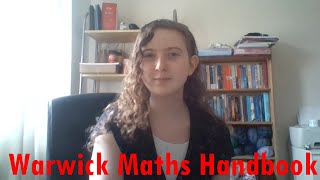 Warwick Maths Handbook  Warwick Uni Student Vlog [upl. by Zanahs]