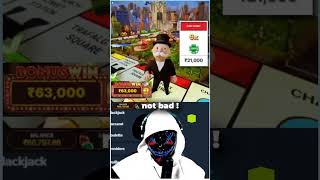 Biggest win ever on Monopoly live stake stakeindia shortfeed shortviral short shortvideo [upl. by Ppilihp]