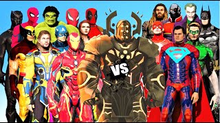 THE AVENGERS MARVEL COMICS amp JUSTICE LEAGUE vs CELESTIALS  Final Epic battle [upl. by Prisca]