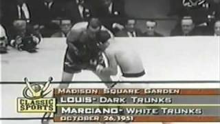 Rocky Marciano vs Joe Louis Part 1 [upl. by Jarrid]