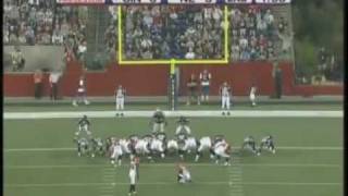 Chad Ochocinco Field Goal Kick HD [upl. by Amieva163]