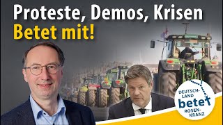 Proteste Demos Krisen  Betet mit 🙏 Deutschland betet Rosenkranz [upl. by Nifares]