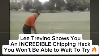 Lee Trevino Shows You This INCREDIBLE Chipping Hack [upl. by Nwahsit638]