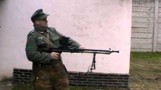 Firing WWII ZB vz 2630 MG30t Machine Gun 792mm  FULL AUTO [upl. by Ylrevaw386]