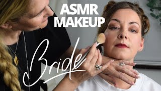 ASMR Makeup Artist doing Wedding Makeup 💖💍Relaxing bridal real person no talk [upl. by Rma80]