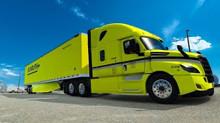 American Truck Simulator  Freightliner Cascadia wSunbury Transport Combo atsgameplay [upl. by Whitney]