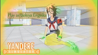 Play as Uekiya EngeikaDLYandere Simulator [upl. by Anotyal]