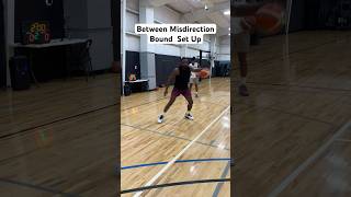 Between The Legs Misdirection Attack  basketball ballislife handles hoops [upl. by Aeduj312]