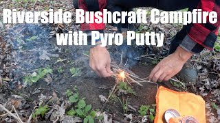 The Ultimate Fire Starter for Bushcraft Campfires Pyro Putty [upl. by Uchish]