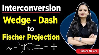 10 sec trick to convert Wedge Dash into Fischer  Isomerism  IIT JEE amp NEET Chemistry ATP STAR [upl. by Ahsenev]