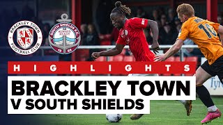 HIGHLIGHTS Brackley Town 11  South Shields  Saturday 28th October [upl. by Kalila]