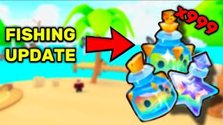 How to get ALOT of potions with the NEW fishing Update FAST in PETS GO  Roblox [upl. by Ames]