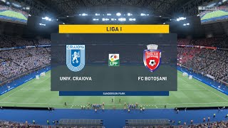 FIFA 22  Universitatea Craiova vs FC Botoșani  Liga 1  29082022  Gameplay [upl. by Chrisy]