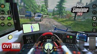 Bus Simulator 2023 Update  New Articulated Electric Bus  OffRoad GamePlay [upl. by Tabbatha]