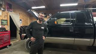 73 Powerstroke manual glow plug control button installation [upl. by Magocsi948]