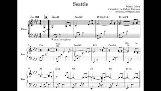 Seattle Avishai Cohen Shai Maestro bass and piano transcription [upl. by Onibas]