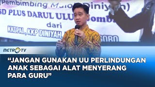 FULL Arahan Wapres Gibran di Rakor Evaluasi Kebijakan Pendidikan Dasar dan Menengah [upl. by Ellek]