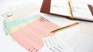 How To Make Custom Foiled Planner Stickers [upl. by Floridia]