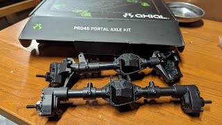 Axial SCX10 PRO Portal Axle Kit Unboxing [upl. by Rese]