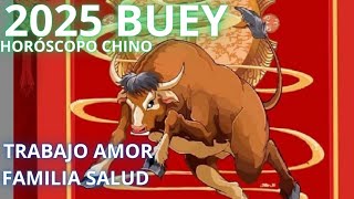 BUEY 2025 HORÓSCOPO CHINO [upl. by Irami90]