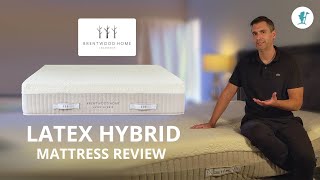 Brentwood Home Hybrid Latex Mattress Review [upl. by Aseret]