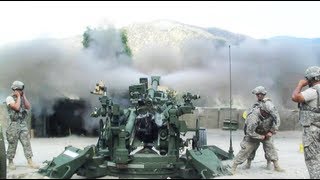 M777 Artillery Engages Taliban With Direct Fire [upl. by Euqinoj665]