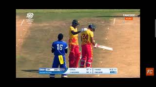 Zimbabwe vs Gambia highlights Zimbabwe highlights [upl. by Atinaujnas]