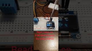 1 min to read Temp n Humidity by DHT11 on Oled Display using ESP32 diy arduino oleddisplay [upl. by Atinehc228]