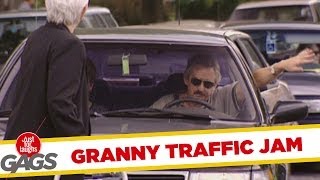 Grandma traffic jam prank [upl. by Pillow]