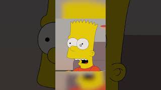 Bart broke the Springfield sign 😱😥 simpsons shorts [upl. by Ryter]