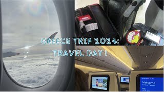 ✈️ GREECE TRIP 2024 🇬🇷 travel day [upl. by Esinyt]